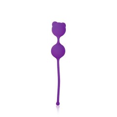 Фиолетовые вагинальные шарики с ушками Cosmo (цвет -фиолетовый) (105919)