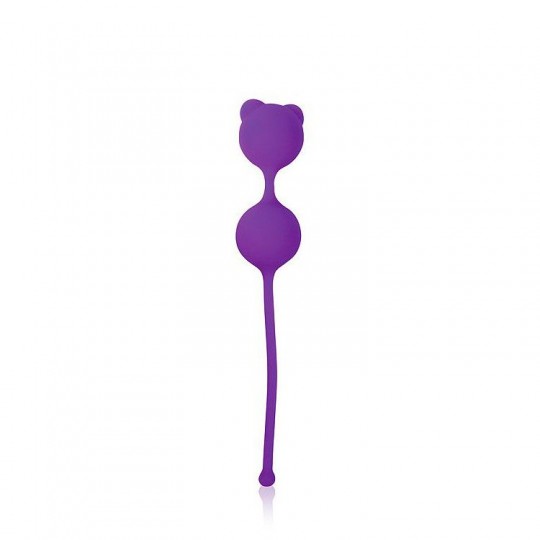 Фиолетовые вагинальные шарики с ушками Cosmo (цвет -фиолетовый) (105919) фото 1