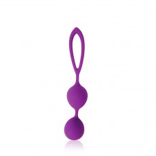 Фиолетовые двойные вагинальные шарики Cosmo (цвет -фиолетовый) (105920)