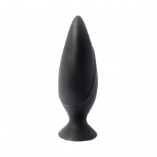 Черная большая анальная пробка Mojo Spades Large Butt Plug - 12 см. (цвет -черный) (10660)