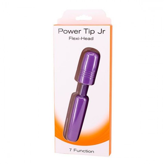 Фиолетовый мини-вибратор POWER TIP JR MASSAGE WAND (цвет -фиолетовый) (106998) фото 2