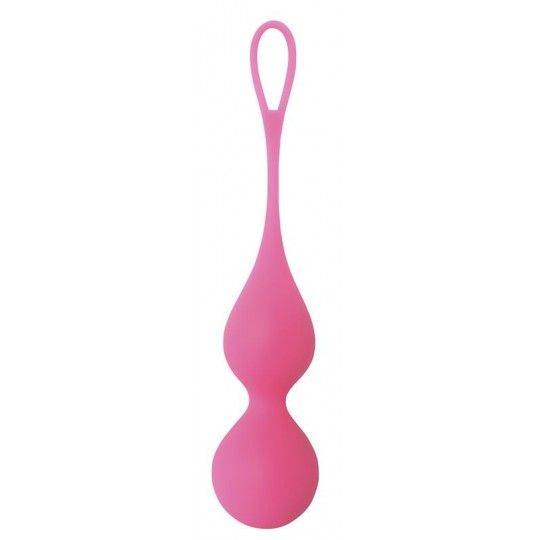 Матовые розовые вагинальные шарики Кегеля Layla Peonia (цвет -розовый) (10707) фото 2