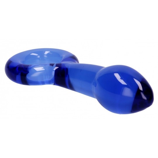 Синяя анальная пробка Plugger - 11,9 см. (цвет -синий) (107147) фото 3
