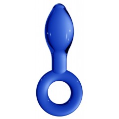 Синяя анальная пробка Plugger - 11,9 см. (цвет -синий) (107147)