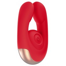 Красный клиторальный стимулятор Fancy - 9,8 см. (цвет -красный) (107190)