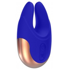 Синий клиторальный стимулятор Lavish - 8,9 см. (цвет -синий) (107192)