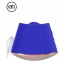 Синий клиторальный стимулятор Dazzling с вибрацией и ротацией - 6,7 см. (цвет -синий) (107202) фото 4