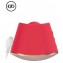 Красный клиторальный стимулятор Dazzling с вибрацией и ротацией - 6,7 см. (цвет -красный) (107203) фото 3