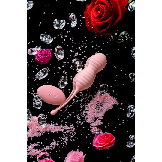 Нежно-розовые вагинальные шарики ZEFYR с пультом ДУ (цвет -нежно-розовый) (107441) фото 16