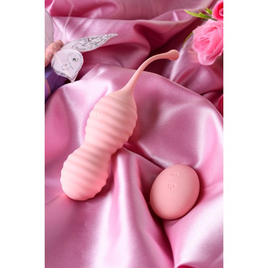 Нежно-розовые вагинальные шарики ZEFYR с пультом ДУ (цвет -нежно-розовый) (107441) фото 17