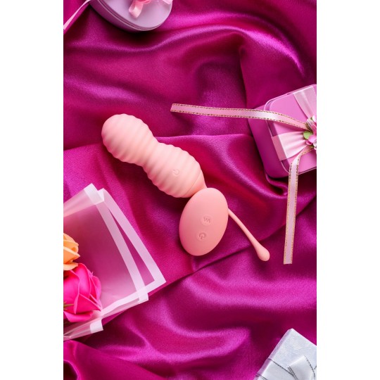 Нежно-розовые вагинальные шарики ZEFYR с пультом ДУ (цвет -нежно-розовый) (107441) фото 18