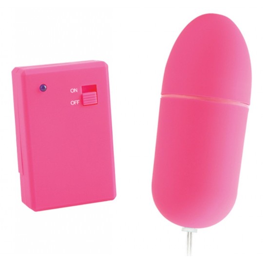 Розовое виброяйцо Remote Control Bullet с пультом ДУ (цвет -розовый) (107581) фото 1