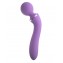 Фиолетовый двусторонний вибростимулятор Duo Wand Massage-Her - 19,6 см. (цвет -фиолетовый) (107600) фото 1