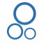Набор из 3 эрекционных колец синего цвета (цвет -синий) (107767) фото 1