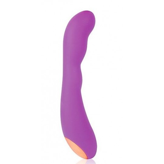 Фиолетовый силиконовый вибромассажер - 22,2 см. (цвет -фиолетовый) (107801) фото 1