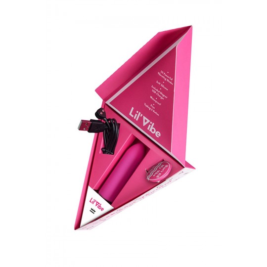 Розовый силиконовый мини-вибратор Lil Bullet - 10 см. (цвет -розовый) (107921) фото 7