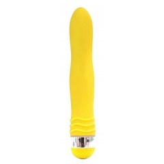 Желтый эргономичный вибратор Sexy Friend - 17,5 см. (цвет -желтый) (107964)
