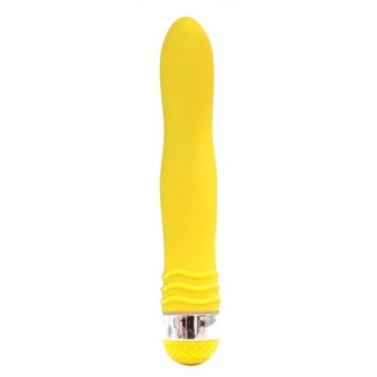 Желтый эргономичный вибратор Sexy Friend - 17,5 см. (цвет -желтый) (107964) фото 1