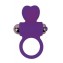 Фиолетовое эрекционное виброкольцо с сердечком (цвет -фиолетовый) (107986) фото 1