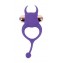 Фиолетовое эрекционное виброкольцо с рожками и хвостиком (цвет -фиолетовый) (107994) фото 1