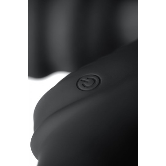 Черный безремневой страпон с вибрацией (цвет -черный) (108118) фото 6
