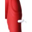 Красный безремневой страпон с вибрацией (цвет -красный) (108119) фото 4