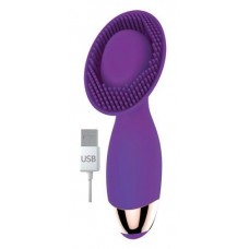 Фиолетовый фантазийный вибромассажер с 10 режимами вибрации (цвет -фиолетовый) (108140)