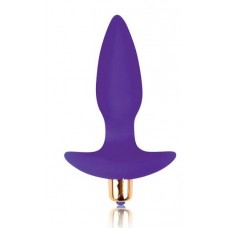 Фиолетовая коническая анальная пробка Sweet Toys - 10,5 см. (цвет -фиолетовый) (108174)