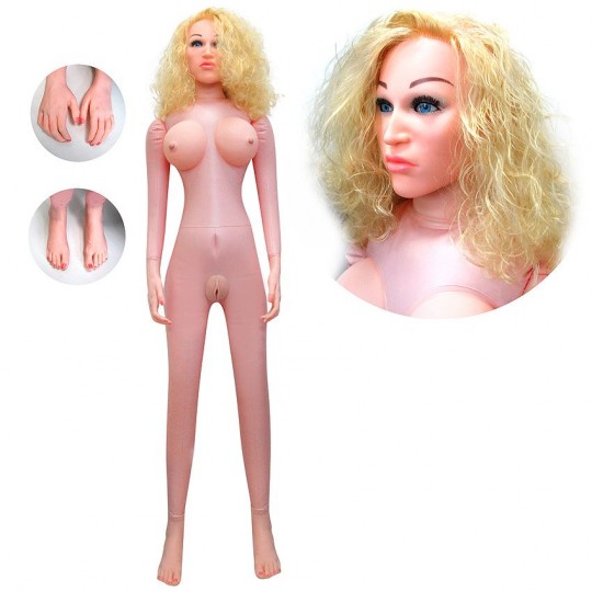 Секс-кукла с вибрацией Анжелика  (цвет -телесный) (108368) фото 2