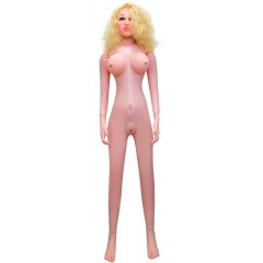 Секс-кукла с вибрацией Анжелика  (цвет -телесный) (108368)