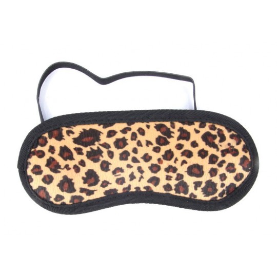 Леопардовая маска на резиночке (цвет -леопард) (108381) фото 1
