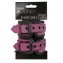 Розово-черные наручники с регулируемыми застежками (цвет -розовый с черным) (108475) фото 2