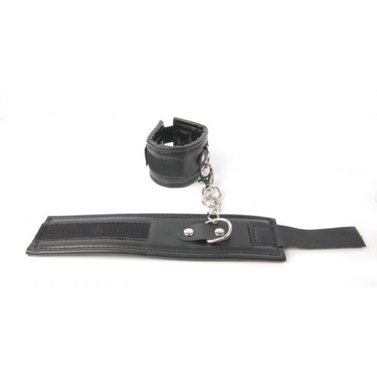 Черные наручники на липучке (цвет -черный) (108476) фото 1