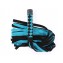 Черно-голубая замшевая плеть с ромбами на ручке - 58 см. (цвет -черный с голубым) (108482) фото 2
