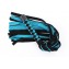 Черно-голубая замшевая плеть с ромбами на ручке - 58 см. (цвет -черный с голубым) (108482) фото 1