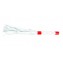 Бело-красная плеть средней длины с ручкой - 44 см. (цвет -белый с красным) (108485) фото 3