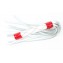 Бело-красная плеть средней длины с ручкой - 44 см. (цвет -белый с красным) (108485) фото 1