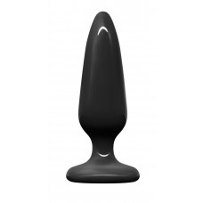 Черная конусовидная анальная пробка Plug № 5 - 10,1 см. (цвет -черный) (108787)