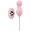 Нежно-розовые вагинальные шарики VAVA с пультом ДУ (цвет -нежно-розовый) (108868) фото 4