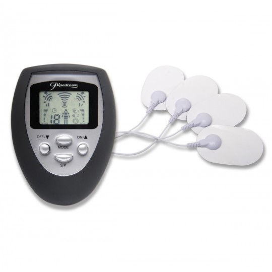 Набор для электростимуляции эрогенных зон  Deluxe Shock Therapy Travel Kit (цвет -серый) (11016) фото 3