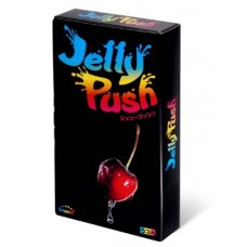 Розовые презервативы Sagami Jelly Push - 5 шт. (цвет -прозрачный) (110826)