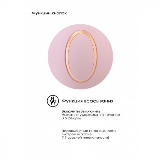 Розовый клиторальный вакуум-волновой массажер Irresistible Seductive (цвет -розовый) (113930) фото 2
