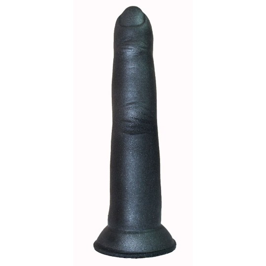 Черный анальный стимулятор в виде пальца на присоске - 15 см. (цвет -черный) (114634) фото 2