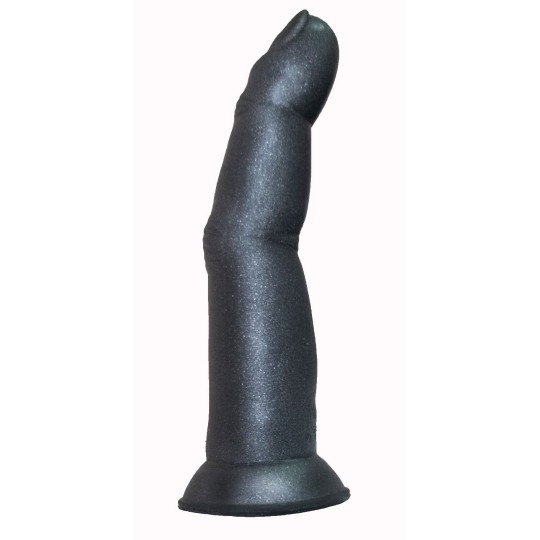 Черный анальный стимулятор в виде пальца на присоске - 15 см. (цвет -черный) (114634) фото 1
