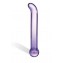 Гладкий стеклянный стимулятор точки G, 18 см (цвет -фиолетовый) (11585) фото 1