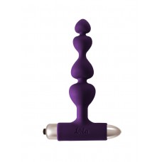 Фиолетовая анальная вибропробка-елочка New Edition Excellence - 15 см. (цвет -фиолетовый) (117965)