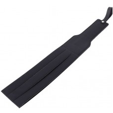 Черная удлиненная гладкая шлепалка - 37 см. (цвет -черный) (118238)