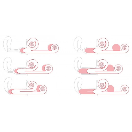 Уникальный розовый вибромассажер-улитка для двойной стимуляции Snail Vibe (цвет -розовый) (118266) фото 8