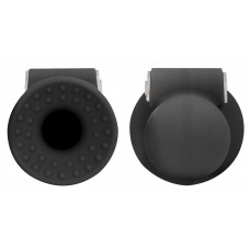 Черные накладки-присоски на соски с вибрацией Vibrating Nipple Suckers (цвет -черный) (119166)
