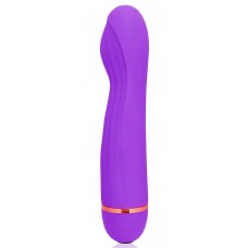 Фиолетовый вибромассажер с 20 режимами вибрации - 13,5 см. (цвет -фиолетовый) (122032)